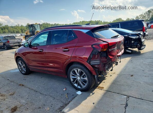 KL4MMGSL1NB038414 2022 BUICK ENCORE Red Rear left