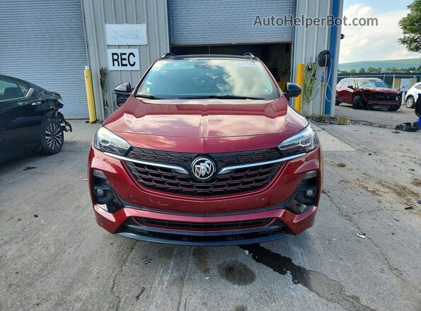 KL4MMGSL1NB038414 2022 BUICK ENCORE Red Front view