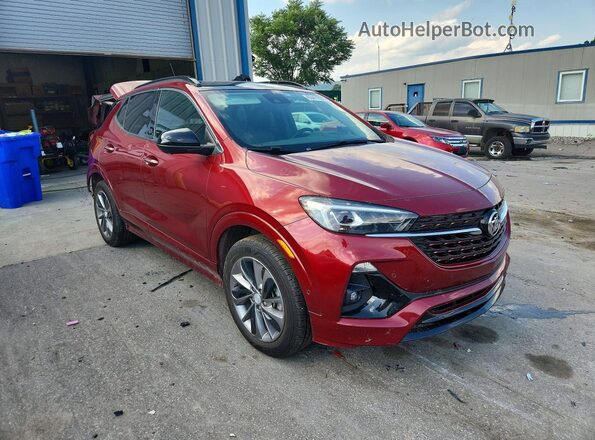 KL4MMGSL1NB038414 2022 BUICK ENCORE Red Front right