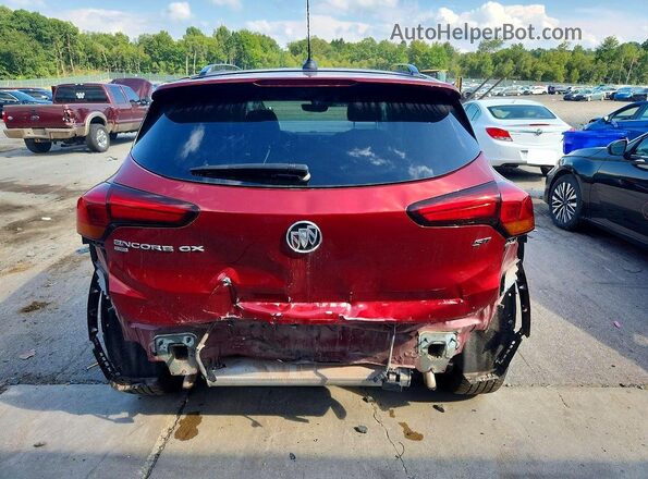 KL4MMGSL1NB038414 2022 BUICK ENCORE Red Rear view