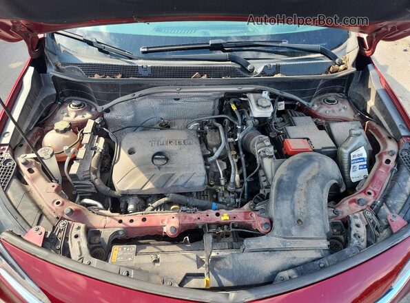 KL4MMGSL1NB038414 2022 BUICK ENCORE Red Engine compartment view