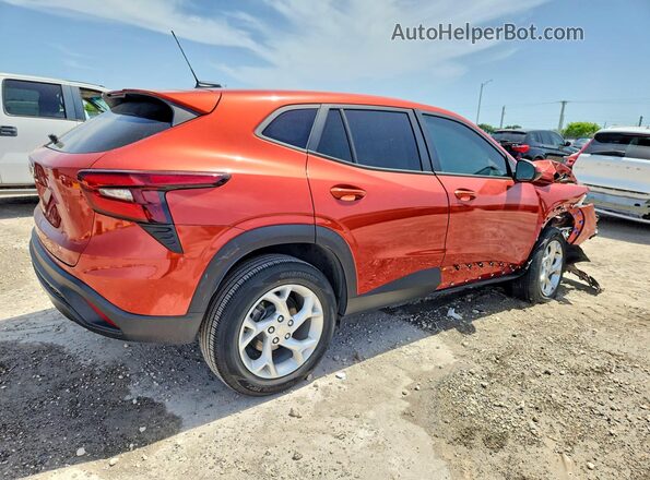 KL77LFE20RC033804 2024 CHEVROLET TRAX Оранжевый Задняя правая четверть