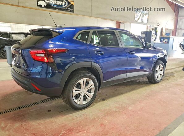 KL77LFE21RC158875 2024 CHEVROLET TRAX Blue უკანა მარჯვენა