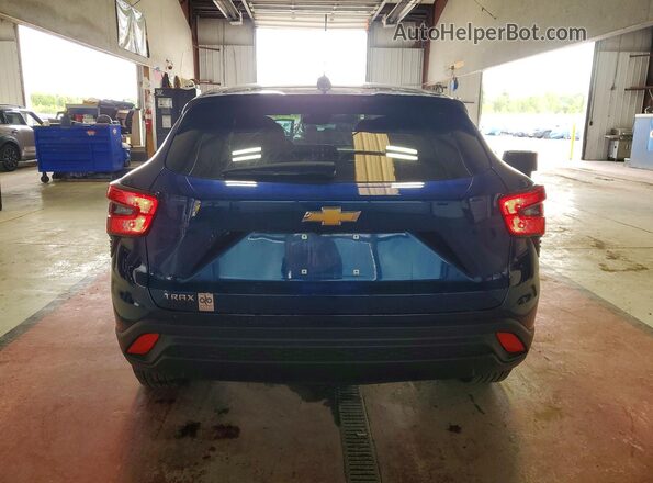 KL77LFE21RC158875 2024 CHEVROLET TRAX Blue უკანა ხედი