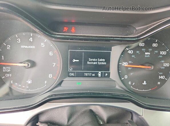 KL77LFE28RC159246 2024 CHEVROLET TRAX Silver Instrument cluster view