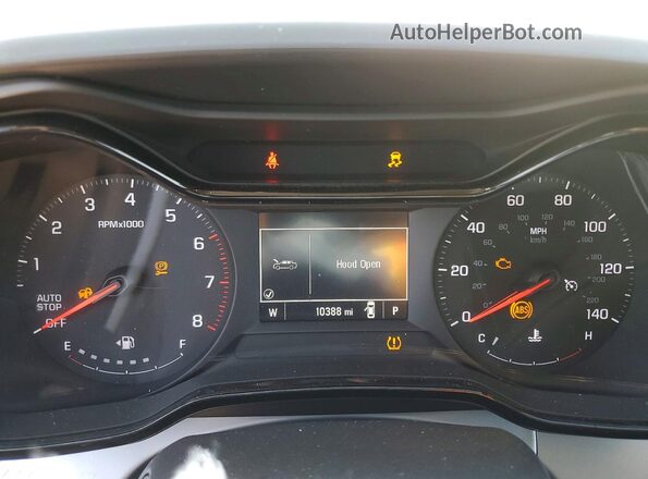 KL77LFEP6TC044633 2026 CHEVROLET TRAX Silver Вид щитка приладів