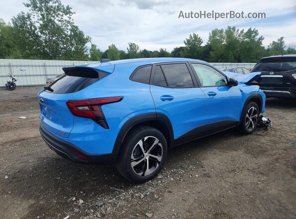 KL77LGE24RC082042 2024 CHEVROLET TRAX Синий Задняя правая четверть