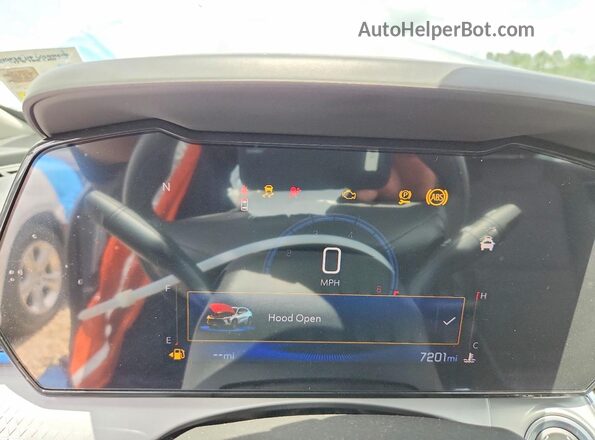 KL77LHEP2SC278438 2025 CHEVROLET TRAX Silver Vista del cuadro de instrumentos