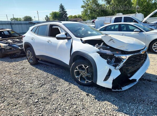 KL77LHEP4SC236319 2025 CHEVROLET TRAX White წინა მარჯვენა
