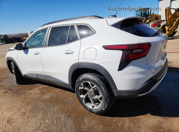 KL77LHEP5SC236331 2025 CHEVROLET TRAX White Trasero izquierdo