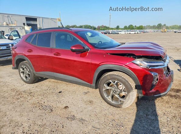 KL77LHEP9SC255044 2025 CHEVROLET TRAX Красный Передняя правая четверть