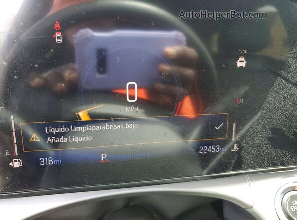 KL77LHEPXSC053555 2025 CHEVROLET TRAX Burgundy Vista del cuadro de instrumentos
