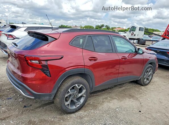 KL77LHEPXSC053555 2025 CHEVROLET TRAX Burgundy Trasero derecho