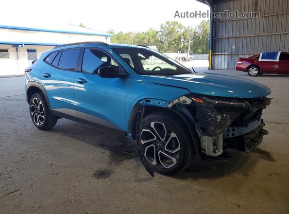 KL77LJEP2SC044274 2025 CHEVROLET TRAX Blue Front right