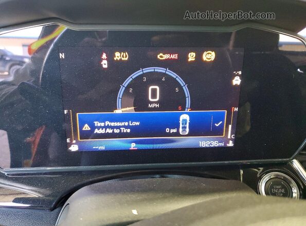 KL77LJEP2SC044274 2025 CHEVROLET TRAX Blue Instrument cluster view