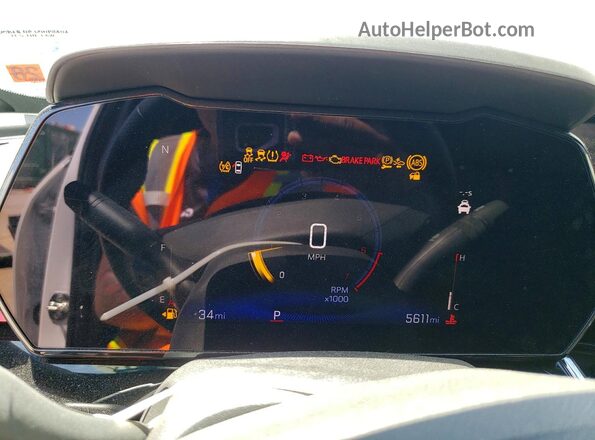 KL77LJEP3TC032605 2026 CHEVROLET TRAX White Vista del cuadro de instrumentos