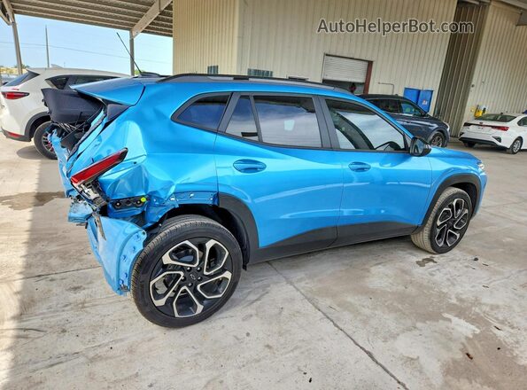 KL77LJEP6SC094837 2025 CHEVROLET TRAX Blue Trasero derecho