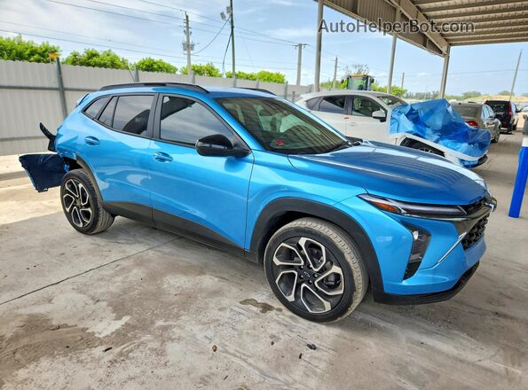 KL77LJEP6SC094837 2025 CHEVROLET TRAX Blue Delantero derecho