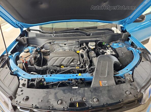 KL77LJEP6SC094837 2025 CHEVROLET TRAX Blue Vista del compartimento del motor