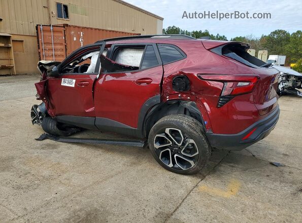 KL77LJEP8SC014776 2025 CHEVROLET TRAX Burgundy Հետևի ձախ