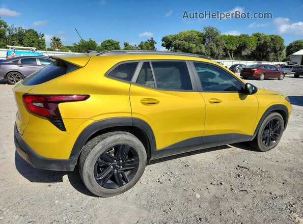 KL77LKEP0SC055683 2025 CHEVROLET TRAX Yellow Հետևի աջ
