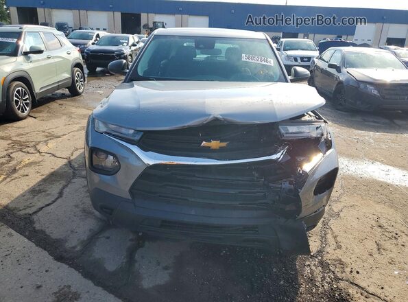 KL79MMS20PB168461 2023 CHEVROLET TRAILBLAZER Silver Front view