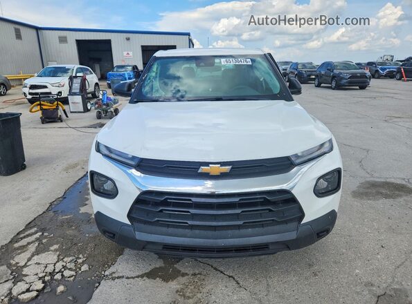 KL79MMS22PB074971 2023 CHEVROLET TRAILBLAZER White წინა ხედი