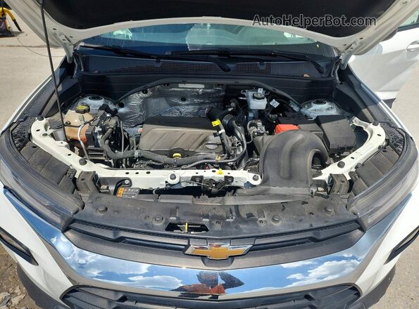 KL79MMS22PB074971 2023 CHEVROLET TRAILBLAZER White ძრავის განყოფილების ხედი