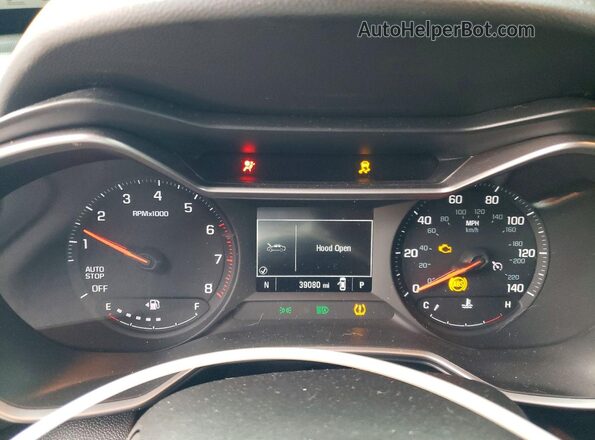 KL79MMS22PB181289 2023 CHEVROLET TRAILBLAZER Серый Вид щитка приборов