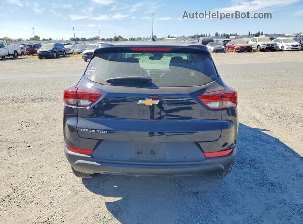 KL79MMS26MB033481 2021 CHEVROLET TRAILBLAZER Blue Rear view