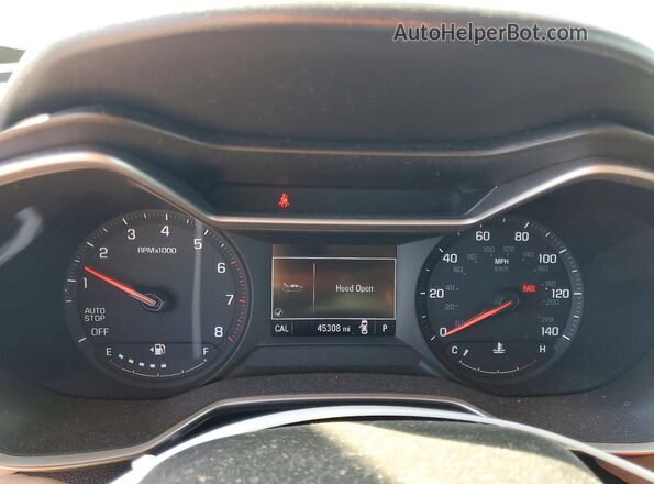 KL79MMS26MB033481 2021 CHEVROLET TRAILBLAZER Blue Instrument cluster view