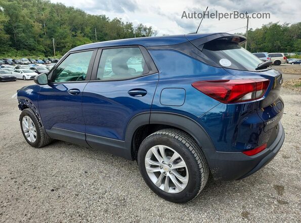 KL79MMS26MB126629 2021 CHEVROLET TRAILBLAZER Blue უკანა მარცხენა