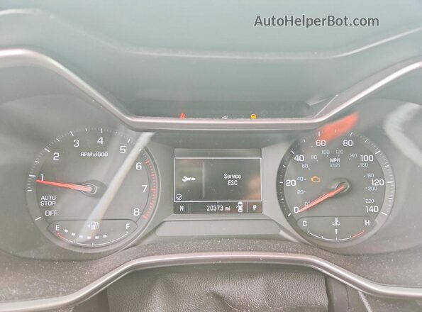 KL79MMS26MB126629 2021 CHEVROLET TRAILBLAZER Blue ხელსაწყოთა პანელის ხედი