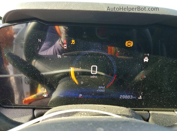 KL79MMSP4SB122703 2025 CHEVROLET TRAILBLAZER Белый Вид щитка приборов