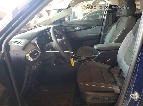 KL79MPS21PB014598 2023 CHEVROLET TRAILBLAZER Синий Вид салона спереди