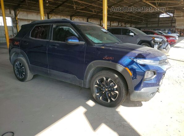 KL79MPS21PB014598 2023 CHEVROLET TRAILBLAZER Синий Передняя правая четверть