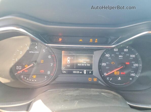 KL79MPS24PB034585 2023 CHEVROLET TRAILBLAZER White Instrument cluster view