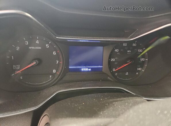 KL79MPS26MB105765 2021 CHEVROLET TRAILBLAZER Blue Widok zestawu wskaźników