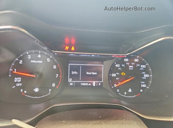 KL79MPS28MB099953 2021 CHEVROLET TRAILBLAZER Белый Вид щитка приборов