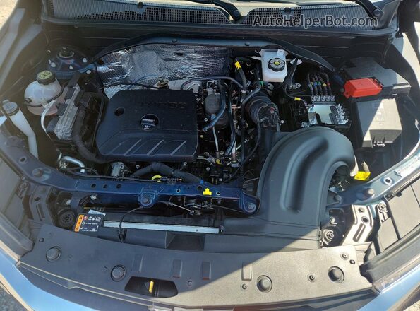 KL79MPSL1PB082067 2023 CHEVROLET TRAILBLAZER Синий Вид подкапотного пространства