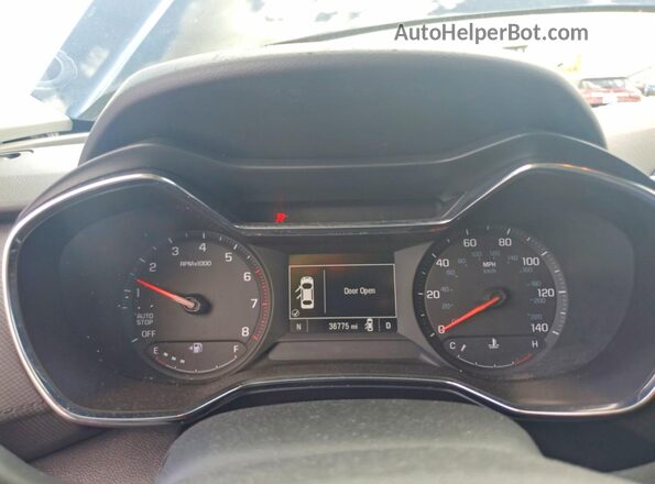 KL79MPSL7PB135869 2023 CHEVROLET TRAILBLAZER Черный Вид щитка приборов