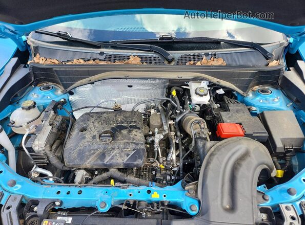 KL79MPSL7SB061345 2025 CHEVROLET TRAILBLAZER Blue Vista del compartimento del motor