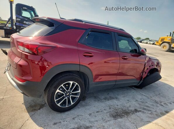 KL79MPSLXSB190809 2025 CHEVROLET TRAILBLAZER Burgundy Rear right
