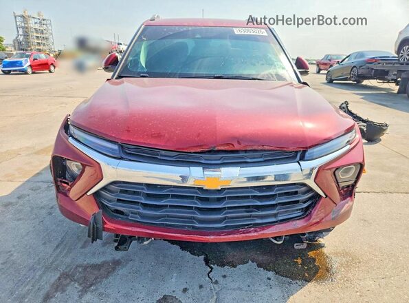 KL79MPSLXSB190809 2025 CHEVROLET TRAILBLAZER Burgundy Front view