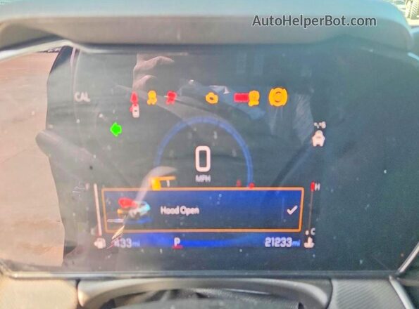 KL79MPSLXSB190809 2025 CHEVROLET TRAILBLAZER Burgundy Instrument cluster view