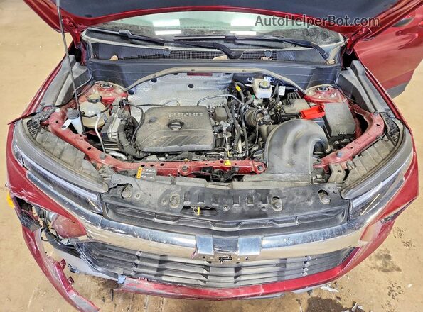 KL79MRSL1SB156172 2025 CHEVROLET TRAILBLAZER Бордовый Вид подкапотного пространства