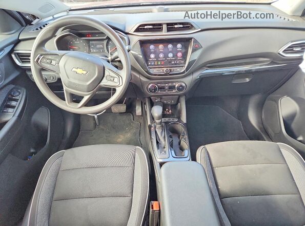 KL79MRSL3MB123600 2021 CHEVROLET TRAILBLAZER Черный Вид панели приборов