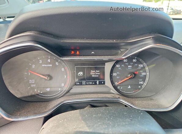 KL79MRSL3MB123600 2021 CHEVROLET TRAILBLAZER Черный Вид щитка приборов