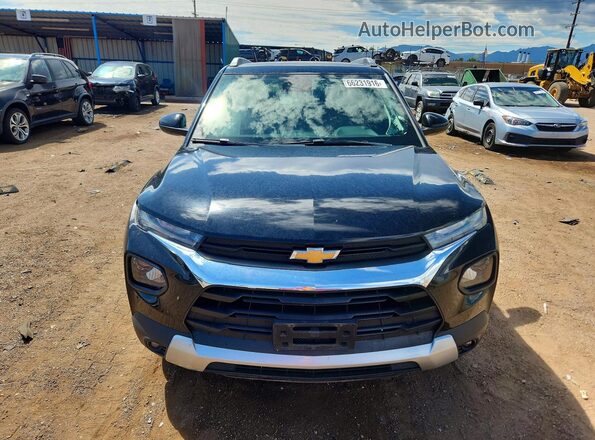KL79MRSL3MB123600 2021 CHEVROLET TRAILBLAZER Черный Вид спереди