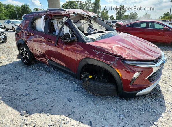 KL79MRSL4SB165464 2025 CHEVROLET TRAILBLAZER Бордовый Передняя правая четверть